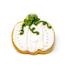 White Pumpkin Sugar Cookie
