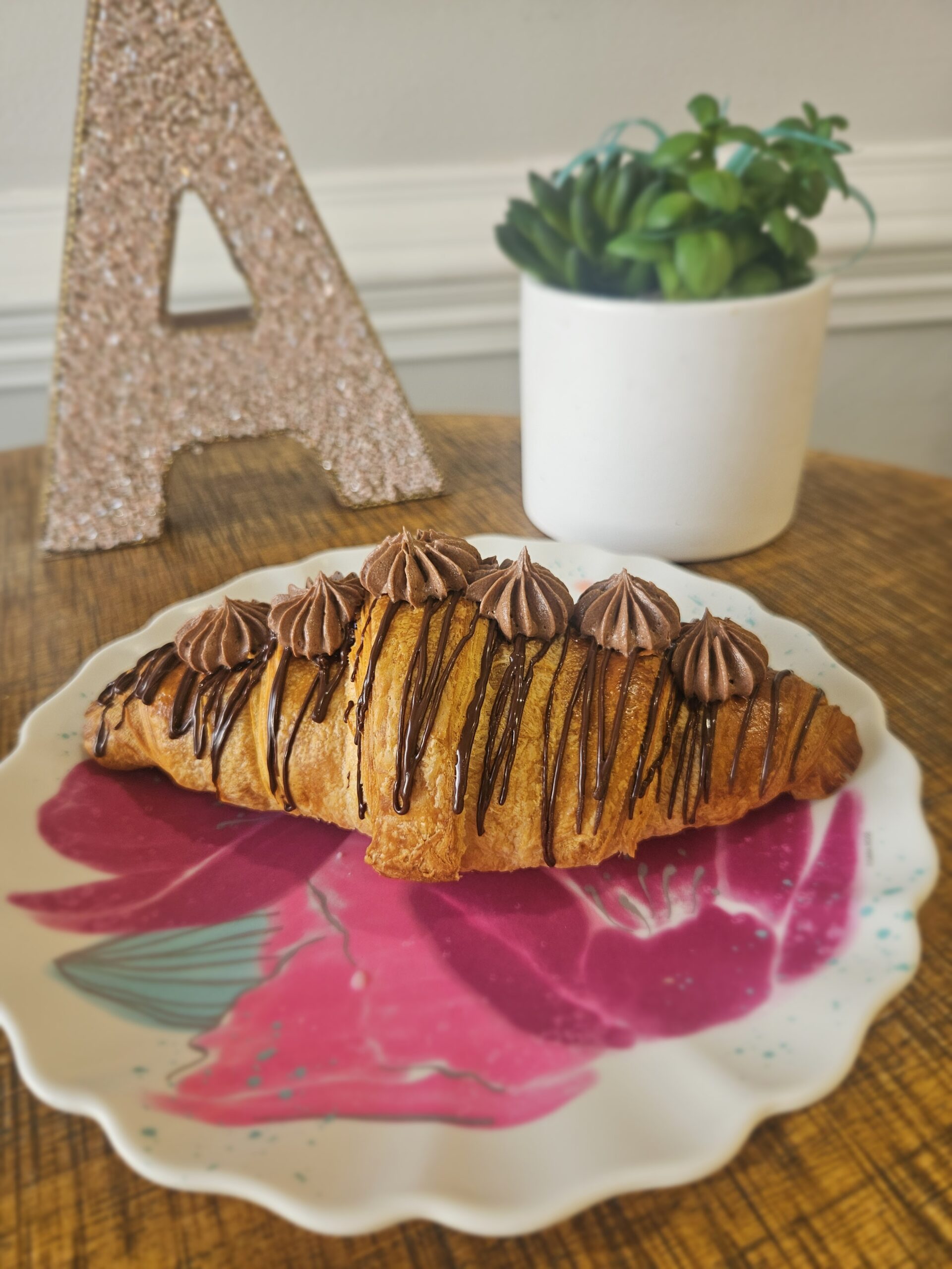 Dark Chocolate & Raspberry Croissant