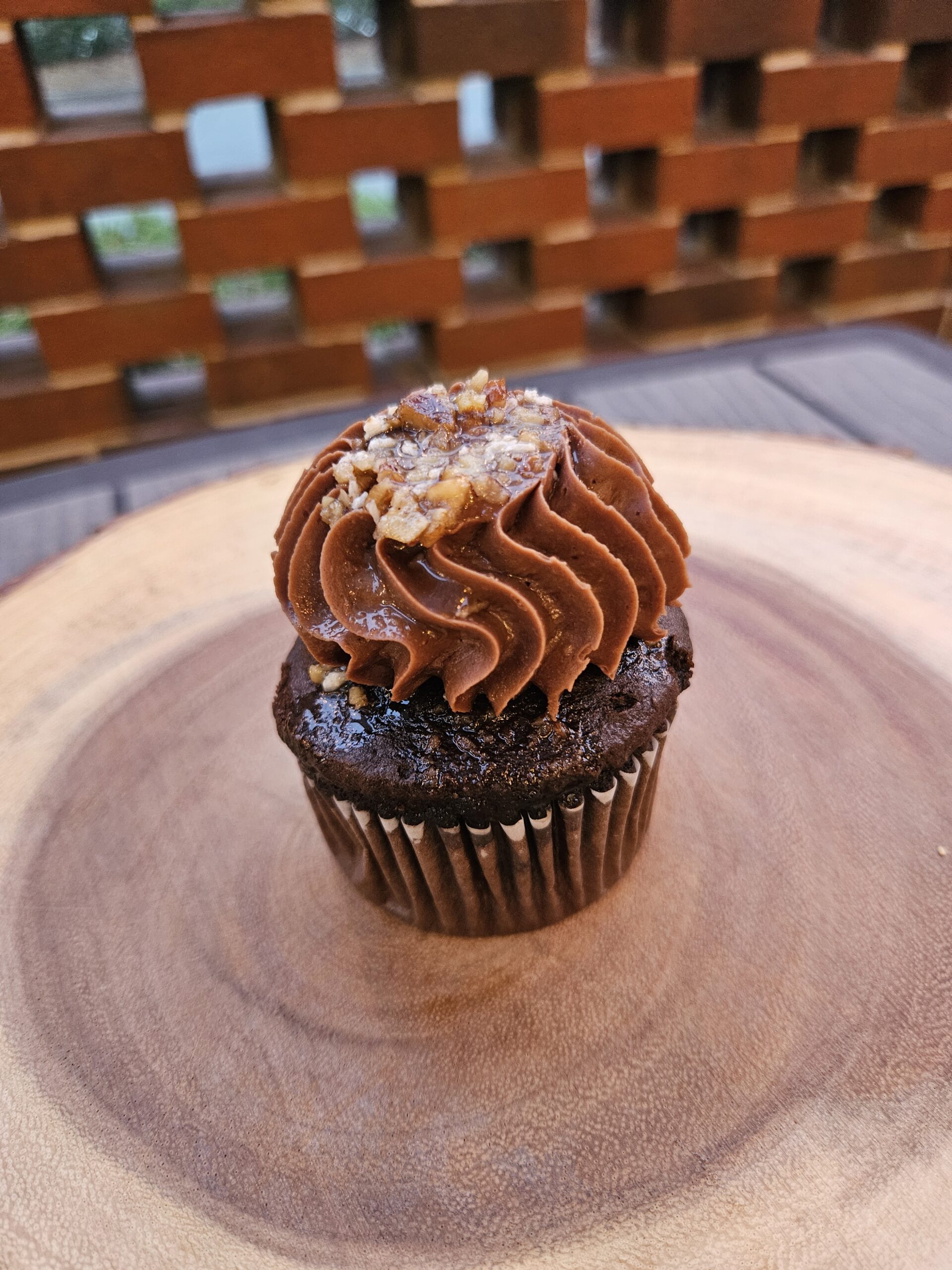 German Chocolate Cupcake