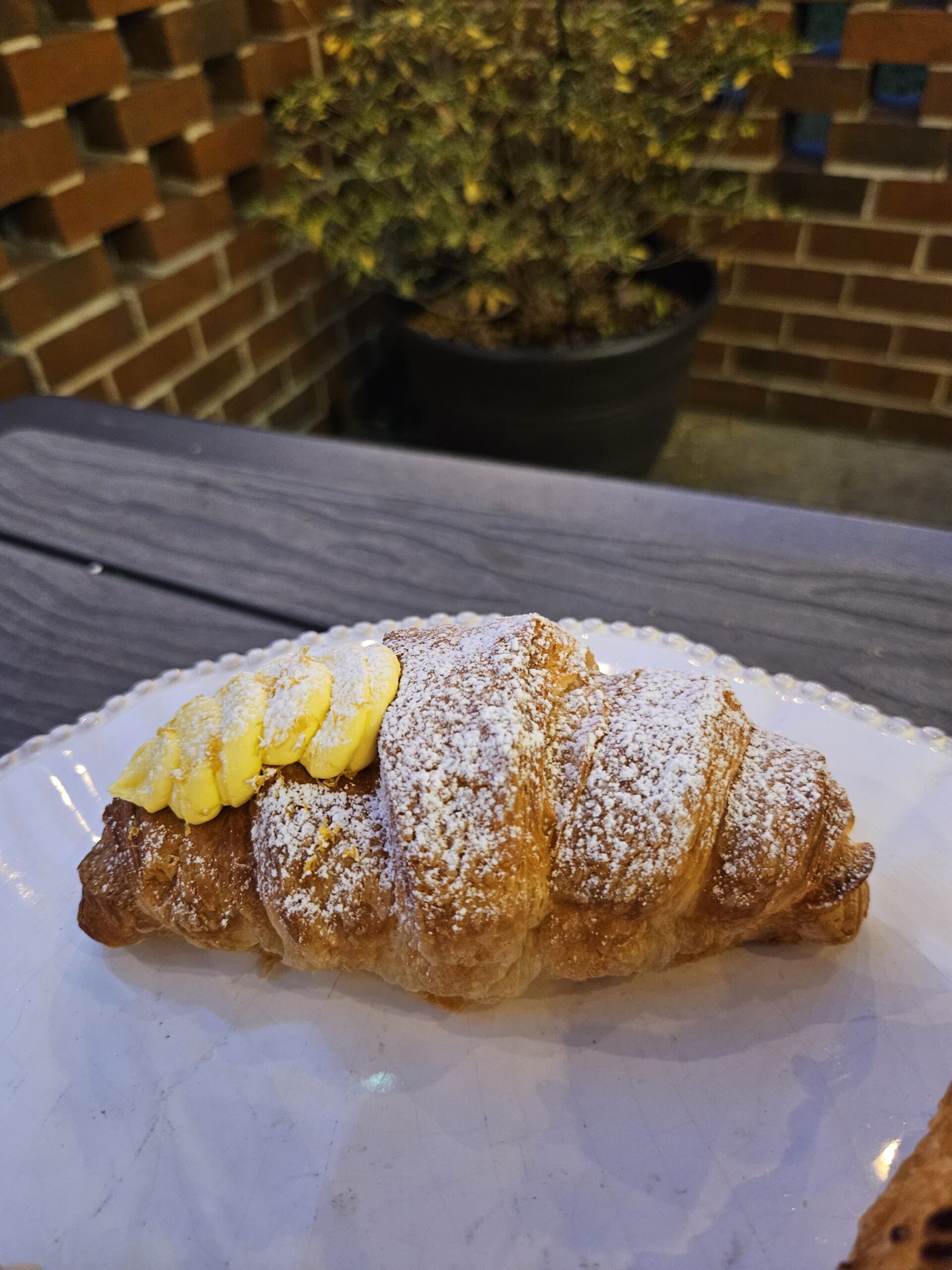 Limoncello & Cream Filled Croissant