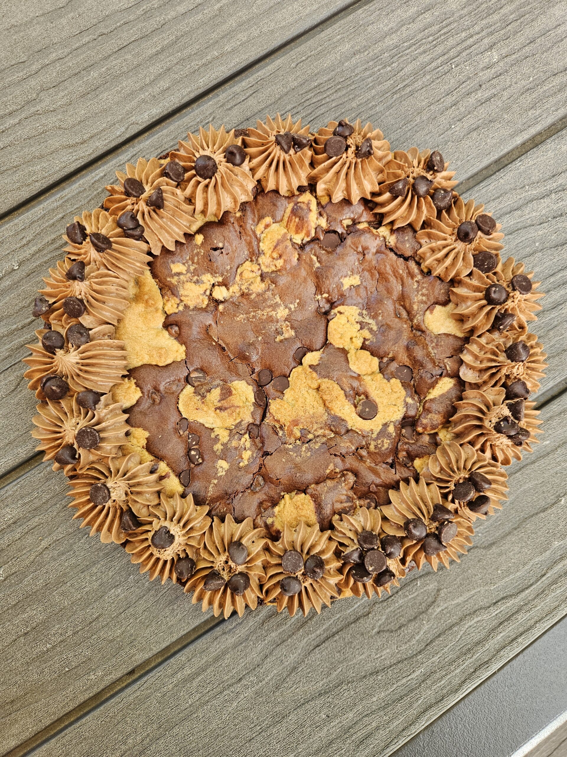 Brookie Cookie Cake